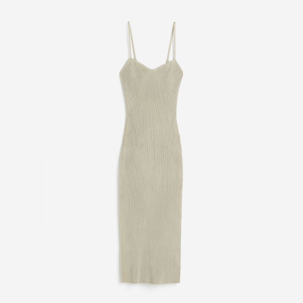 NWOT Rib-knit Slip Dress - Picture 2 of 3